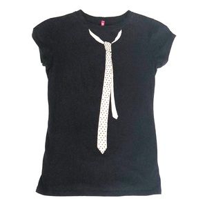 Super soft tri blend “tie” T-shirt women/juniors